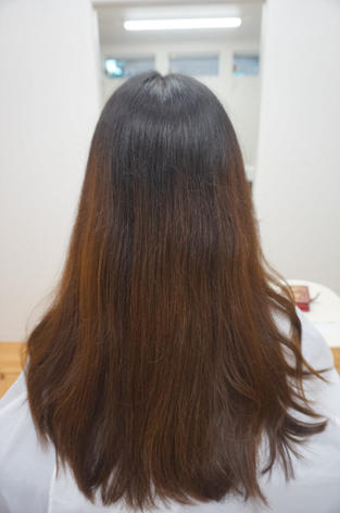 他店でストレートパーマ失敗！？それから6カ月間で理想の髪に 1