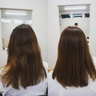 部分染め／ハイライトの恐怖から髪質改善 7